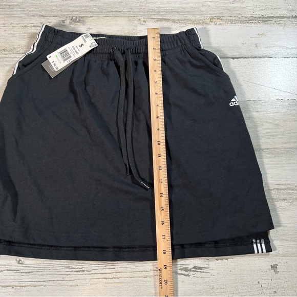 Adidas Women's Game and Go Casual Skirt Black Stripe Size Small FI7053 - Picture 5 of 6